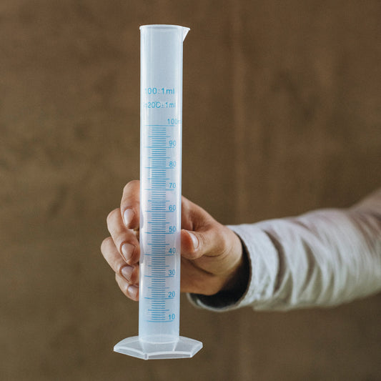 100 ml measuring cylinder for the best water for coffee, spring profile