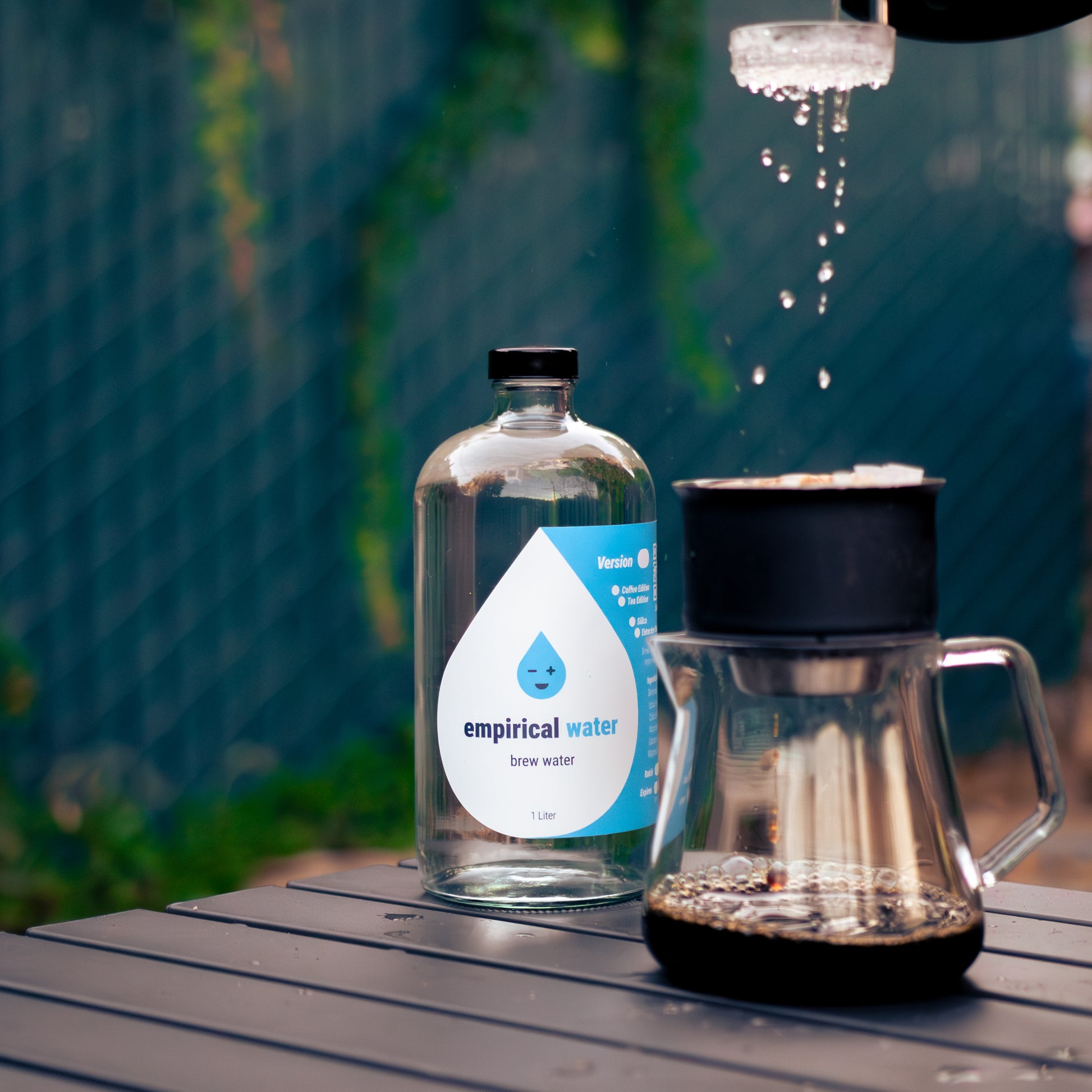 The best water for coffee is suitable for brewing pour overs.